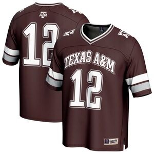 Texas A&M #12 Aggies GameDay Greats Collegiate Football Maroon Jersey, Medium